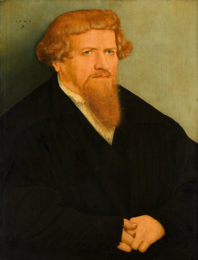 Portrait of a Man with a Red Beard by Lucas Cranach the Younger  